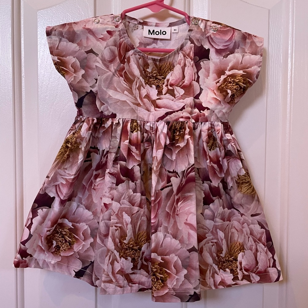 Molo Channi Peonies Dress, 12-24 months (DK 80)